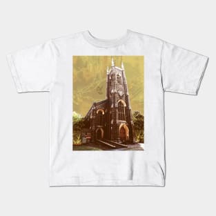 St Nicholas Church, Tooting, SW17, London Kids T-Shirt